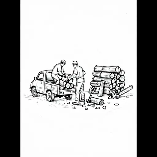 Skizze: Holz & Notfall